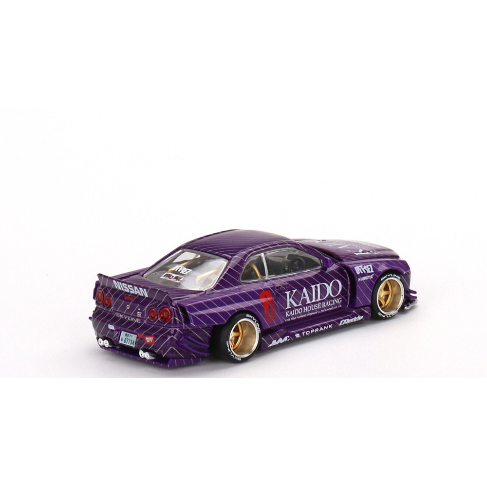 Машинка Mini GT x Kaido House Nissan Skyline GT-R (R34) Kaido